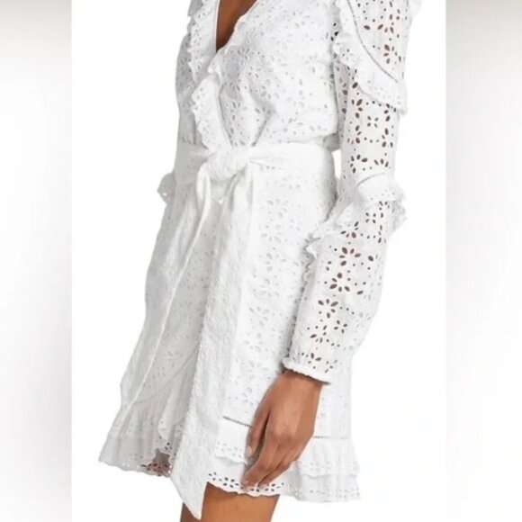 Veronica beard, Julia, white eyelet dress. 6 NEW WITHOUT TAGS - Picture 3 of 7